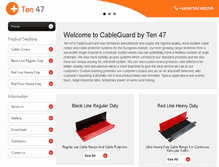 Tablet Screenshot of cableguard.eu